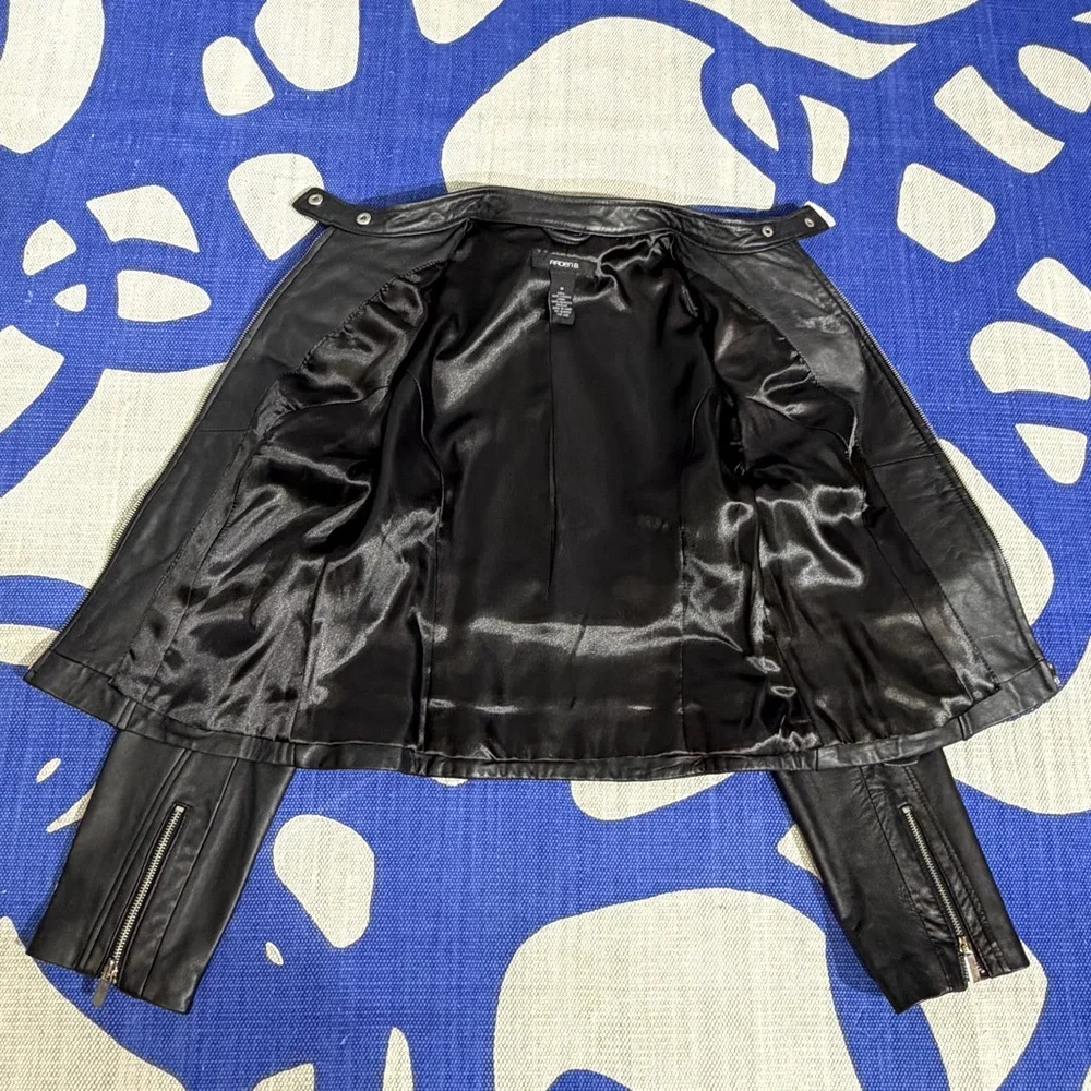 Arden B Moto Leather Jacket - Picture 8 of 16